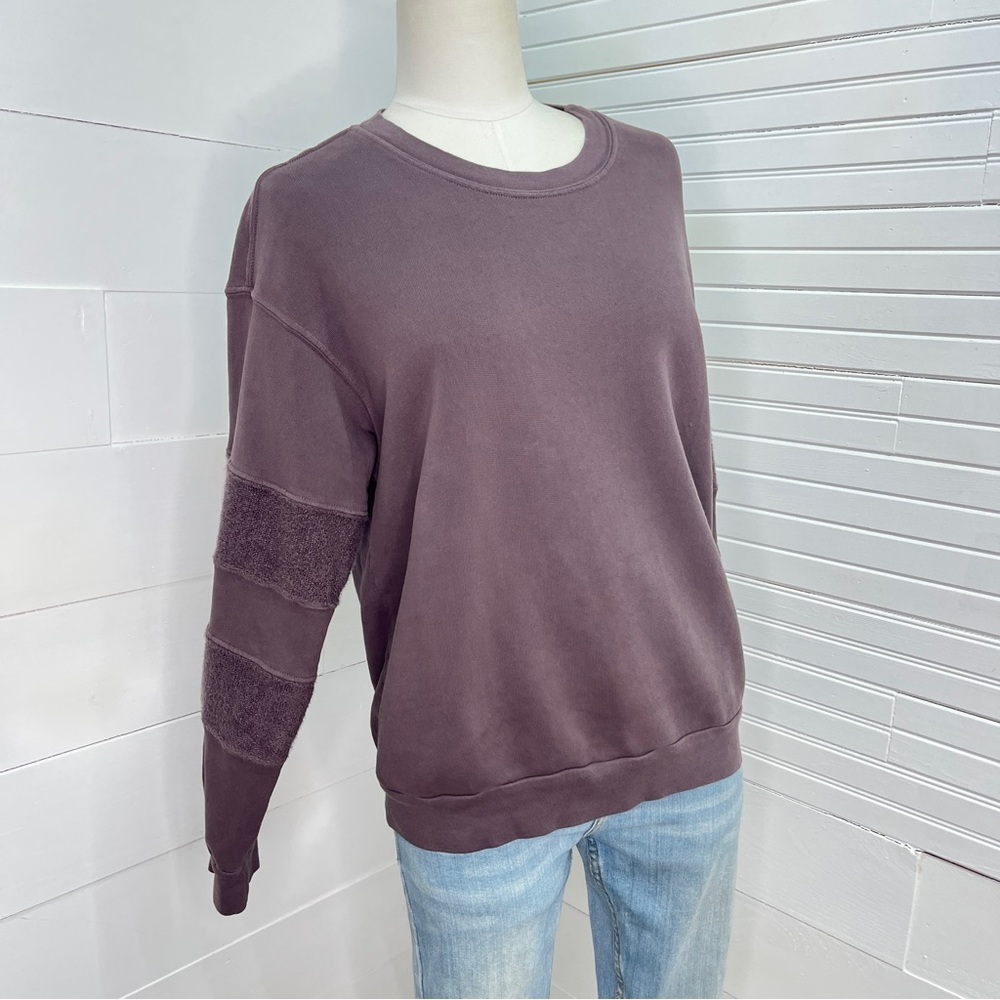Stateside Textured Sleeve Sweatshirt